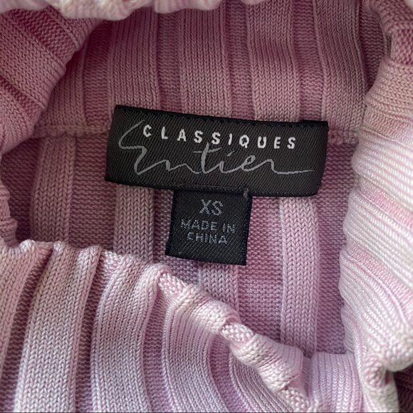 Lilac ribbed turtle neck - Picture 2 of 4